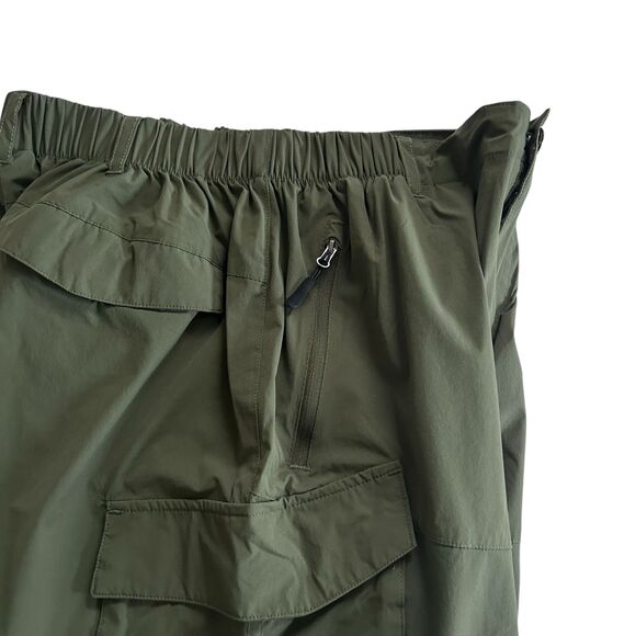 Men’s Outdoor Cargo Hiking Shorts Bundle 2 Green Nylon Spandex Pockets Size L - Picture 10 of 15